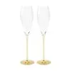 Everleigh Prosecco Glass 250ML Set Of 2 Gold Gift Boxed 2 Everleigh Prosecco Glass 250ML Set Of 2 Gold Gift Boxed -KITCHENWARE SHOP FK0091