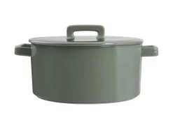 Epicurious Round Casserole 3L Sage Gift Boxed