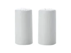 White Basics Cylindrical Salt & Pepper -KITCHENWARE SHOP aa1125 5