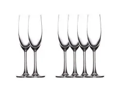 Cosmopolitan Flute 160ML Set Of 6 Gift Boxed -KITCHENWARE SHOP as0001 6