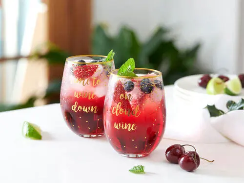 KITCHENWARE SHOP -KITCHENWARE SHOP celebrations christmas glasses cloud wine down