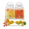 Refresh Double Cube Drink Dispenser With Stand 2X5L Gift Boxed 2 Refresh Double Cube Drink Dispenser With Stand 2X5L Gift Boxed -KITCHENWARE SHOP dn0113