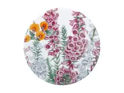 Royal Botanic Gardens Euphemia Henderson Ceramic Round Coaster 9.5cm Pink Heath