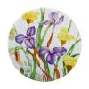 Royal Botanic Gardens Euphemia Henderson Ceramic Round Coaster 9.5cm Native Iris -KITCHENWARE SHOP du0221