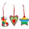 Donna Sharam Wonderland Christmas Ornament 8cm Set Of 3 Gift Boxed -KITCHENWARE SHOP du0326
