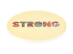 Kasey Rainbow Be Fierce Ceramic Coaster 10cm Strong 5 Kasey Rainbow Be Fierce Ceramic Coaster 10cm Strong -KITCHENWARE SHOP du0416 a1