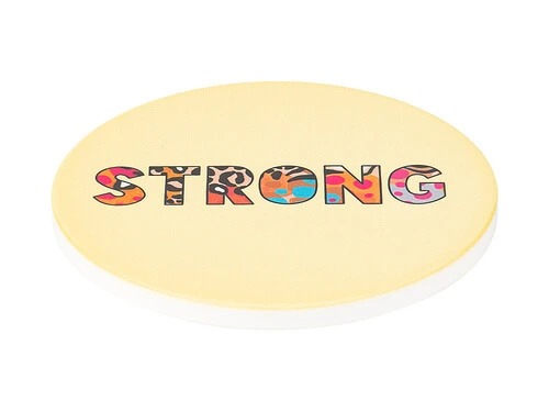 Kasey Rainbow Be Fierce Ceramic Coaster 10cm Strong 4 Kasey Rainbow Be Fierce Ceramic Coaster 10cm Strong - Image 2