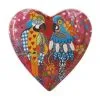 Love Hearts Heart Plate 15.5cm Araras -KITCHENWARE SHOP dx0690