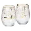 Celebrations Stemless Glass 500ML Set Of 2 Naughty Nice Gift Boxed 1 Celebrations Stemless Glass 500ML Set Of 2 Naughty Nice Gift Boxed -KITCHENWARE SHOP fk0019