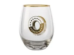 The Letterettes Stemless Glass 500ML O Gift Boxed""