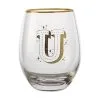 The Letterettes Stemless Glass 500ML U Gift Boxed"" -KITCHENWARE SHOP fk0054