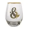 The Letterettes Stemless Glass 500ML & Gift Boxed"" 1 The Letterettes Stemless Glass 500ML & Gift Boxed"" -KITCHENWARE SHOP fk0061