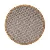 Table Accents Placemat 38cm Round Grey Natural