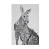 Marini Ferlazzo Tea Towel 50x70cm Kangaroo 2 Marini Ferlazzo Tea Towel 50x70cm Kangaroo -KITCHENWARE SHOP gx0004