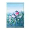 Birds Of Australia 10 Year Anniversary Tea Towel 50x70cm Rose Robin -KITCHENWARE SHOP gx0088