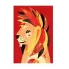 Pete Cromer Wildlife Tea Towel 50x70cm Lion -KITCHENWARE SHOP gx0170 fixed
