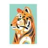 Pete Cromer Wildlife Tea Towel 50x70cm Tiger -KITCHENWARE SHOP gx0176 fixed