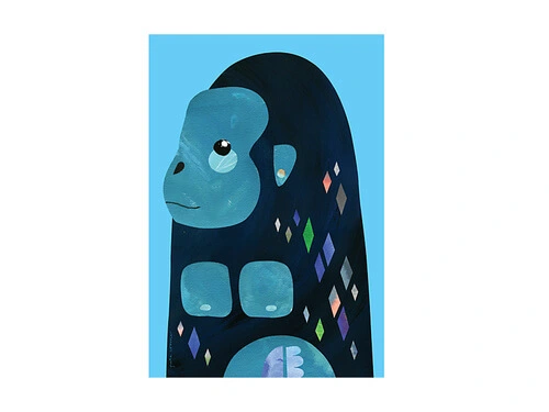 Pete Cromer Wildlife Tea Towel 50x70cm Gorilla 3 Pete Cromer Wildlife Tea Towel 50x70cm Gorilla