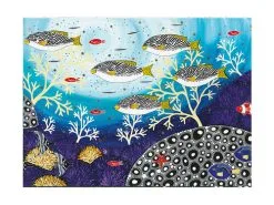 Melanie Hava Jugaig-Bana-Wabu Tea Towel 50x70cm Goldman Sweetlips