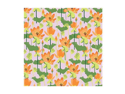Royal Botanic Gardens Victoria Beeswax Wrap 32x32cm Lotus Gift Pack 4 Royal Botanic Gardens Victoria Beeswax Wrap 32x32cm Lotus Gift Pack - Image 2