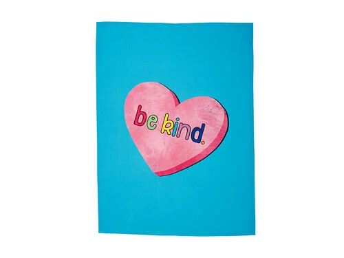 Kasey Rainbow Tea Towel 50x70cm Be Kind 3 Kasey Rainbow Tea Towel 50x70cm Be Kind