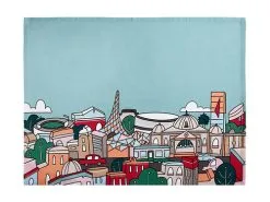 Megan McKean Cities Tea Towel 50x70cm Melbourne -KITCHENWARE SHOP gx0327 2