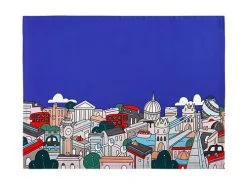 Megan McKean Cities Tea Towel 50x70cm London -KITCHENWARE SHOP gx0330 2