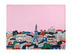 Megan McKean Cities Tea Towel 50x70cm Paris -KITCHENWARE SHOP gx0331 2
