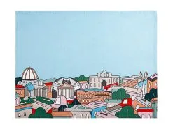 Megan McKean Cities Tea Towel 50x70cm Rome -KITCHENWARE SHOP gx0332 2