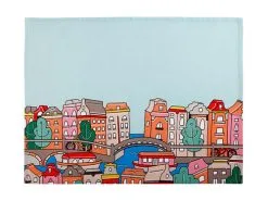 Megan McKean Cities Tea Towel 50x70cm Amsterdam -KITCHENWARE SHOP gx0334 2