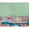 Megan McKean Cities Tea Towel 50x70cm Venice 1 Megan McKean Cities Tea Towel 50x70cm Venice -KITCHENWARE SHOP gx0336