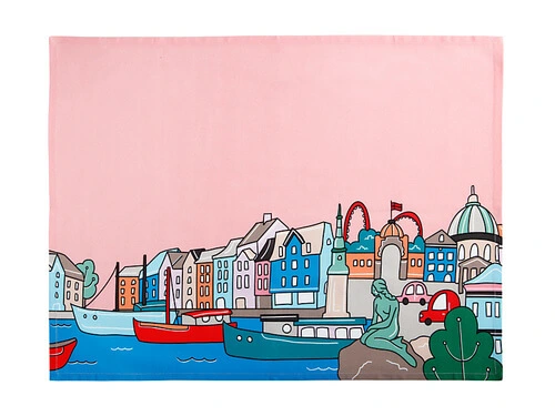 Megan McKean Cities Tea Towel 50x70cm Copenhagen 3 Megan McKean Cities Tea Towel 50x70cm Copenhagen
