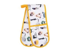 Marc Martin Feline Friends Double Oven Glove