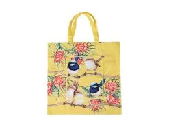 Katherine Castle Bird Talk Tote Bag 40x40cm Superb Fairy-wrens