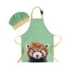 Marini Ferlazzo Wild Planet Kids Apron & Hat Set Red Panda -KITCHENWARE SHOP gx0599