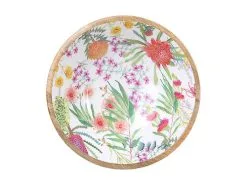 Royal Botanic Gardens Native Blooms Footed Bowl Wood Enamel 30x12.5cm 7 Royal Botanic Gardens Native Blooms Footed Bowl Wood Enamel 30x12.5cm -KITCHENWARE SHOP gx0663 oh 1