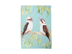 Katherine Castle Bird Talk Tea Towel 50x70cm Kookaburras