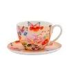 Gabby Malpas Posey Breakfast Cup & Saucer 400ML Japonica Joy Gift Boxed -KITCHENWARE SHOP hv0308