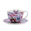 Gabby Malpas Posey Breakfast Cup & Saucer 400ML Perennial Penstemons Gift Boxed -KITCHENWARE SHOP hv0309