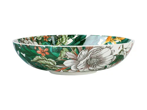 The Blck Pen Night Garden Coupe Bowl 18.5cm Foliage 3 The Blck Pen Night Garden Coupe Bowl 18.5cm Foliage