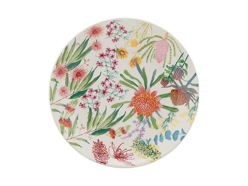 Royal Botanic Gardens Native Blooms Coupe Side Plate 19cm 3 Royal Botanic Gardens Native Blooms Coupe Side Plate 19cm