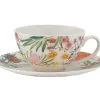 Royal Botanic Gardens Native Blooms Coupe Breakfast Cup & Saucer 400ML -KITCHENWARE SHOP ii0197