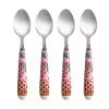 Teas & C's Silk Road Teaspoon Set Of 4 Cherry Red Gift Boxed 1 Teas & C's Silk Road Teaspoon Set Of 4 Cherry Red Gift Boxed -KITCHENWARE SHOP iz0020