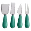 Mezze Cheese Knife Set 4pc Jade Gift Boxed -KITCHENWARE SHOP iz0030