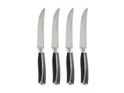 Stanton Steak Knife Set 4pc Black Gift Boxed