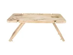 The Blck Pen Golden Summer Folding Picnic Table 58x40x24cm