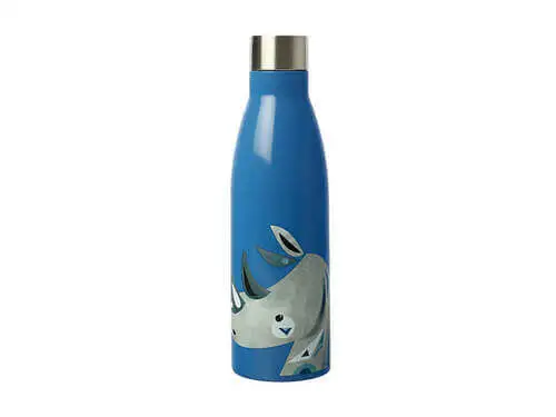 Pete Cromer Wildlife Double Wall Insulated Bottle 500ML Rhino 4 Pete Cromer Wildlife Double Wall Insulated Bottle 500ML Rhino - Image 2