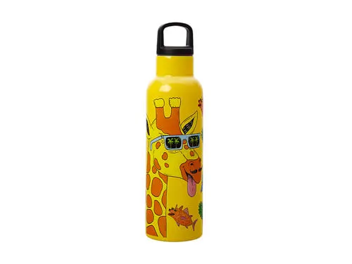 Mulga The Artist Double Wall Insulated Bottle 600ML Giraffe 3 Mulga The Artist Double Wall Insulated Bottle 600ML Giraffe