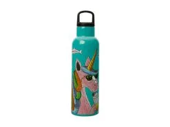 Mulga The Artist Double Wall Insulated Bottle 600ML Unicorn