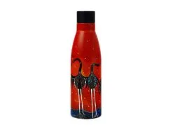 Melanie Hava Jugaig-Bana-Wabu Double Wall Insulated Bottle 500ML Brolgas' Symphony -KITCHENWARE SHOP jr0071 2